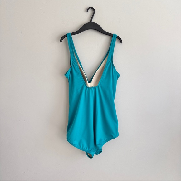 Miraclesuit Oceanus One Piece Swimsuit Copen Blue Sz 10 - Picture 3 of 8